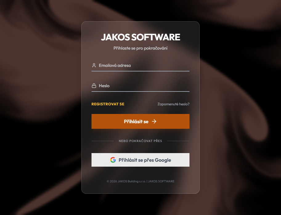Náhled webu JakosSoft